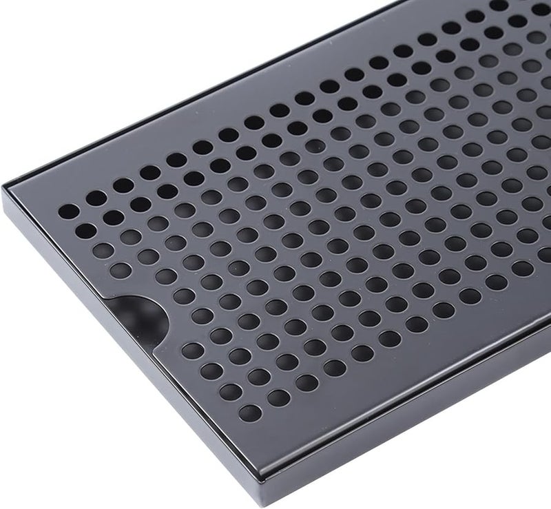 Stainless Steel Drip Tray with Removable Drain Plate 50x17 5x1 5cm for Kegerator Bar Espresso - Image 4